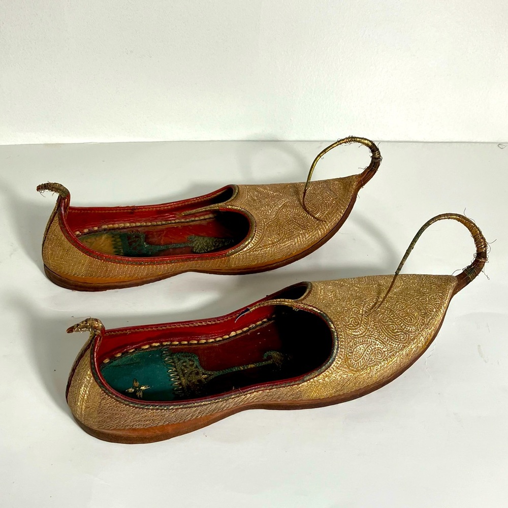 Vintage Arabian Persian Handmade Genie Slippers